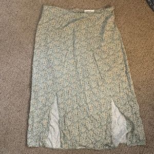Primark Floral midi skirt